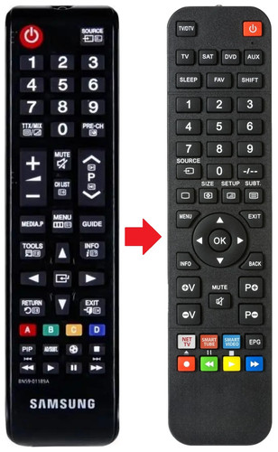 Telecomando adatto per samsung - per,
