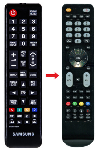 Telecomando ricambio per - di,